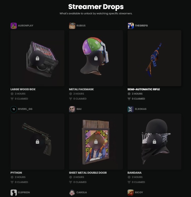 Rust twitch drops не приходит